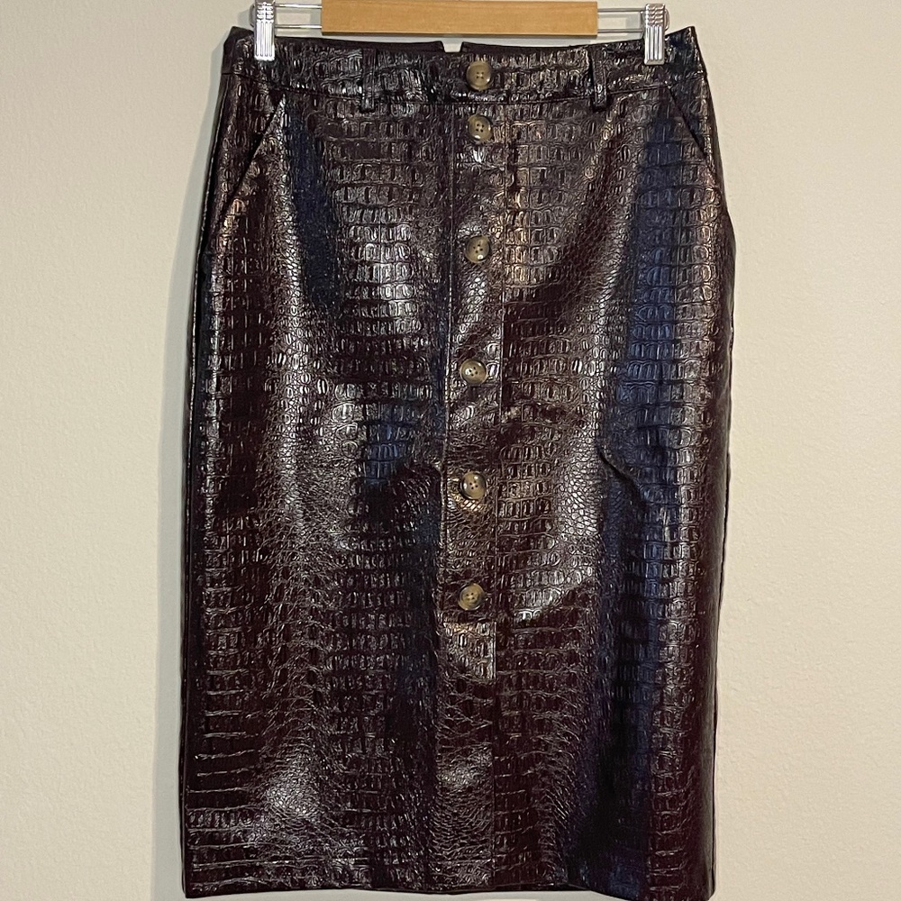 Rachel Comey x Target faux leather skirt